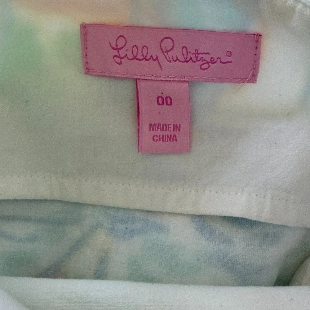 🎉HP🎉 Lilly Pulitzer Size 00 You Gotta Regatta Sailboats Strapless Franco Dress - Picture 12 of 16